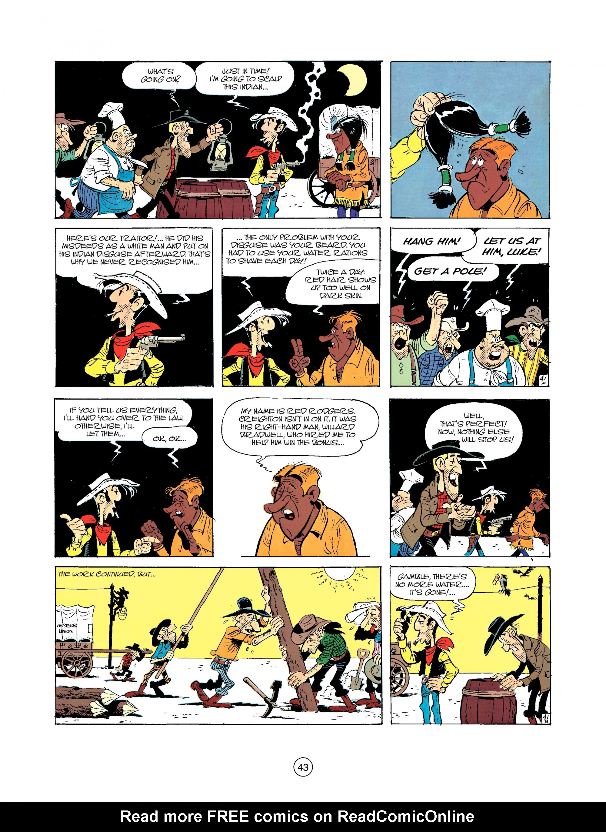 Read online A Lucky Luke Adventure comic -  Issue #35 - 43
