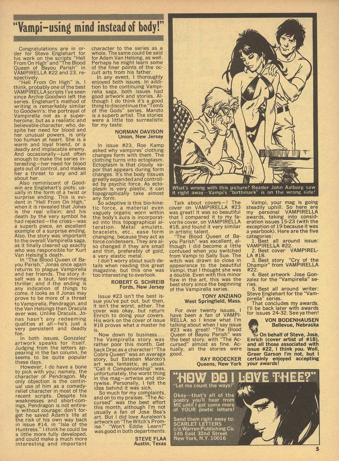Read online Vampirella (1969) comic -  Issue #26 - 5