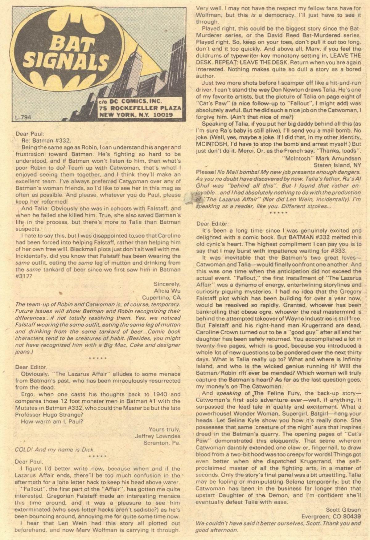 Read online Batman (1940) comic -  Issue #337 - 20