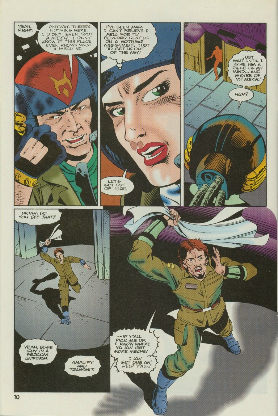 Read online Battletech: Fallout comic -  Issue #3 - 11