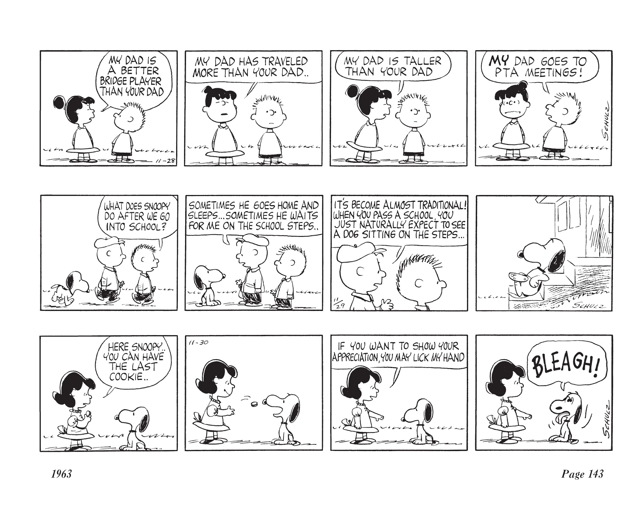 Read online The Complete Peanuts comic -  Issue # TPB 7 - 154