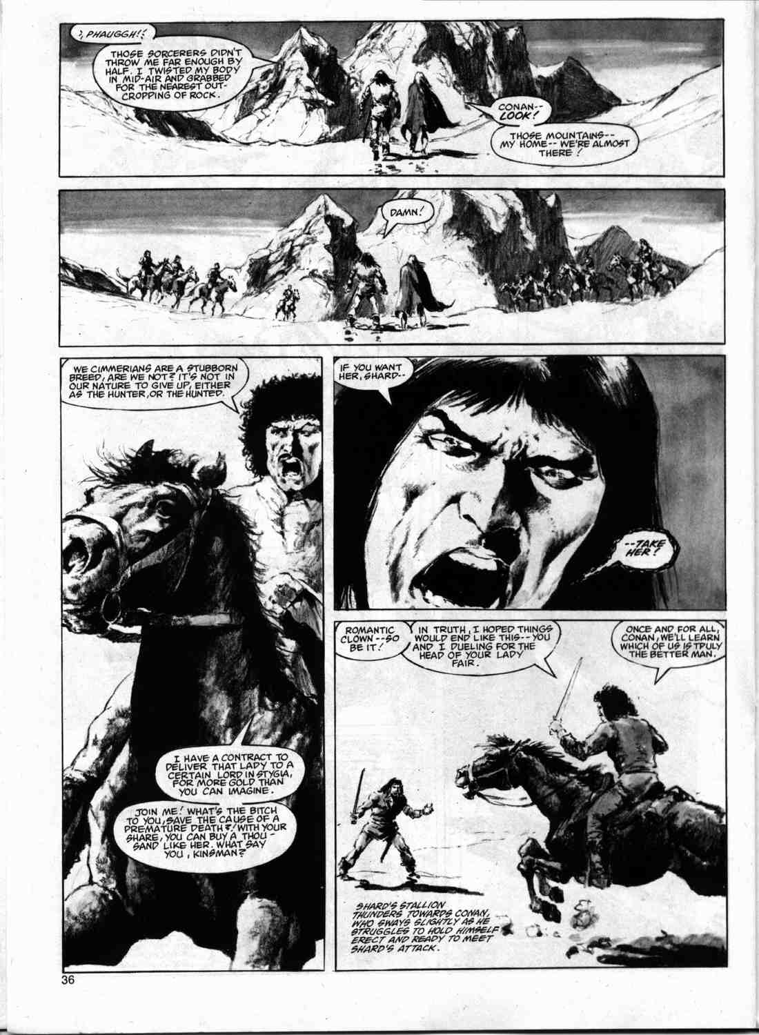 Read online The Savage Sword Of Conan comic -  Issue #74 - 35