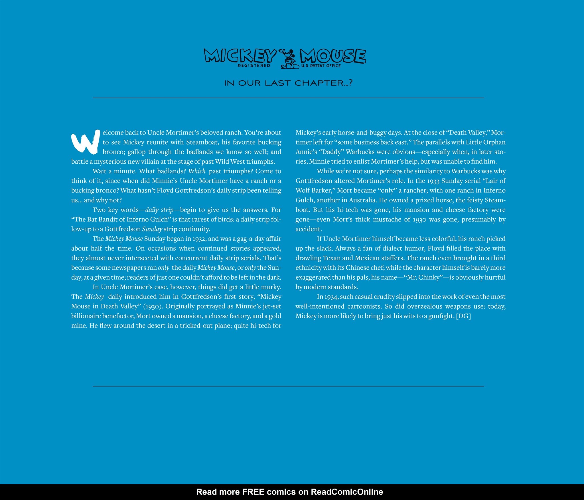 Read online Walt Disney's Mickey Mouse by Floyd Gottfredson comic -  Issue # TPB 3 (Part 1) - 52