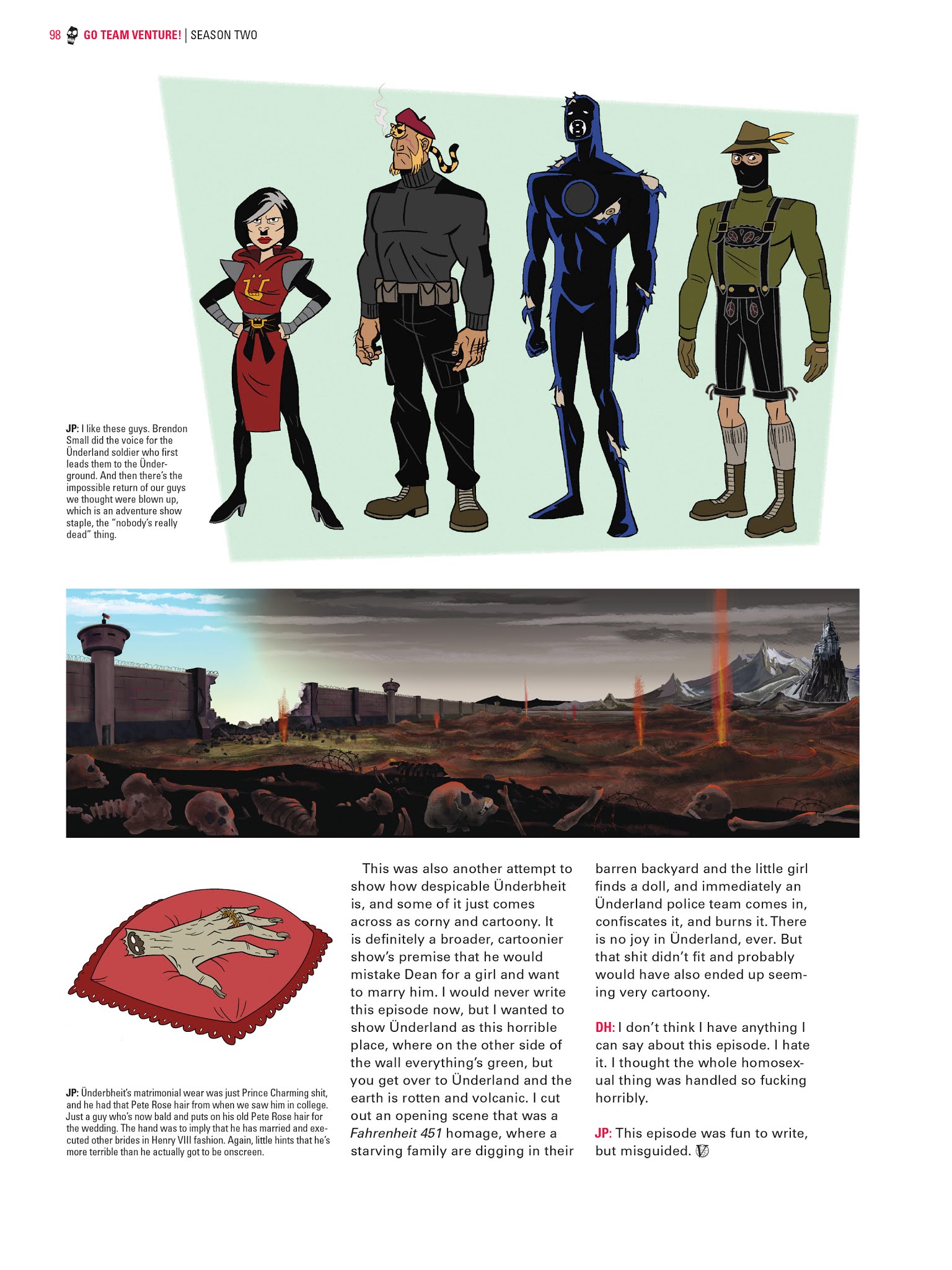Read online Go Team Venture!: The Art and Making of The Venture Bros. comic -  Issue # TPB (Part 1) - 98