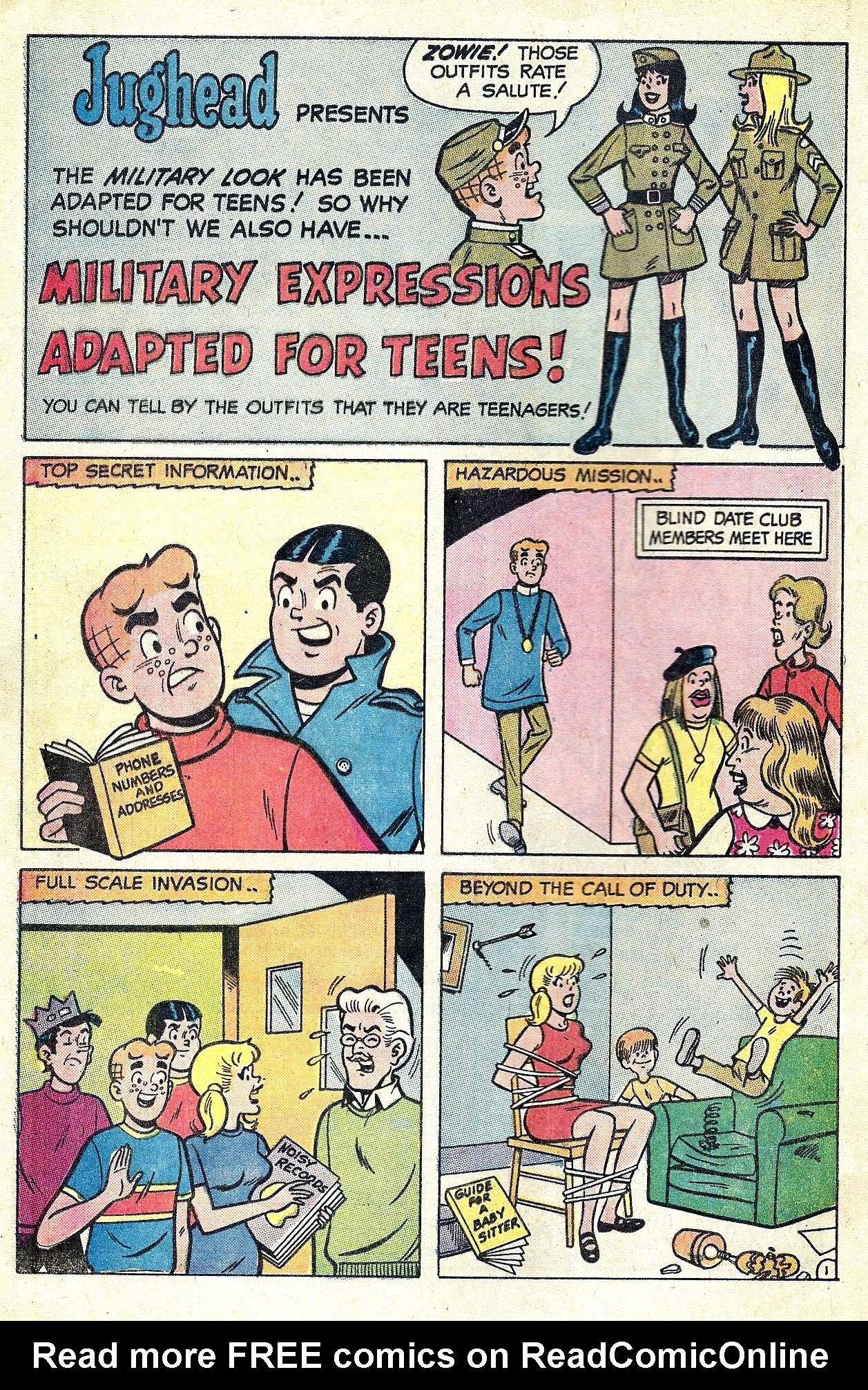 Read online Jughead's Jokes comic -  Issue #34 - 20