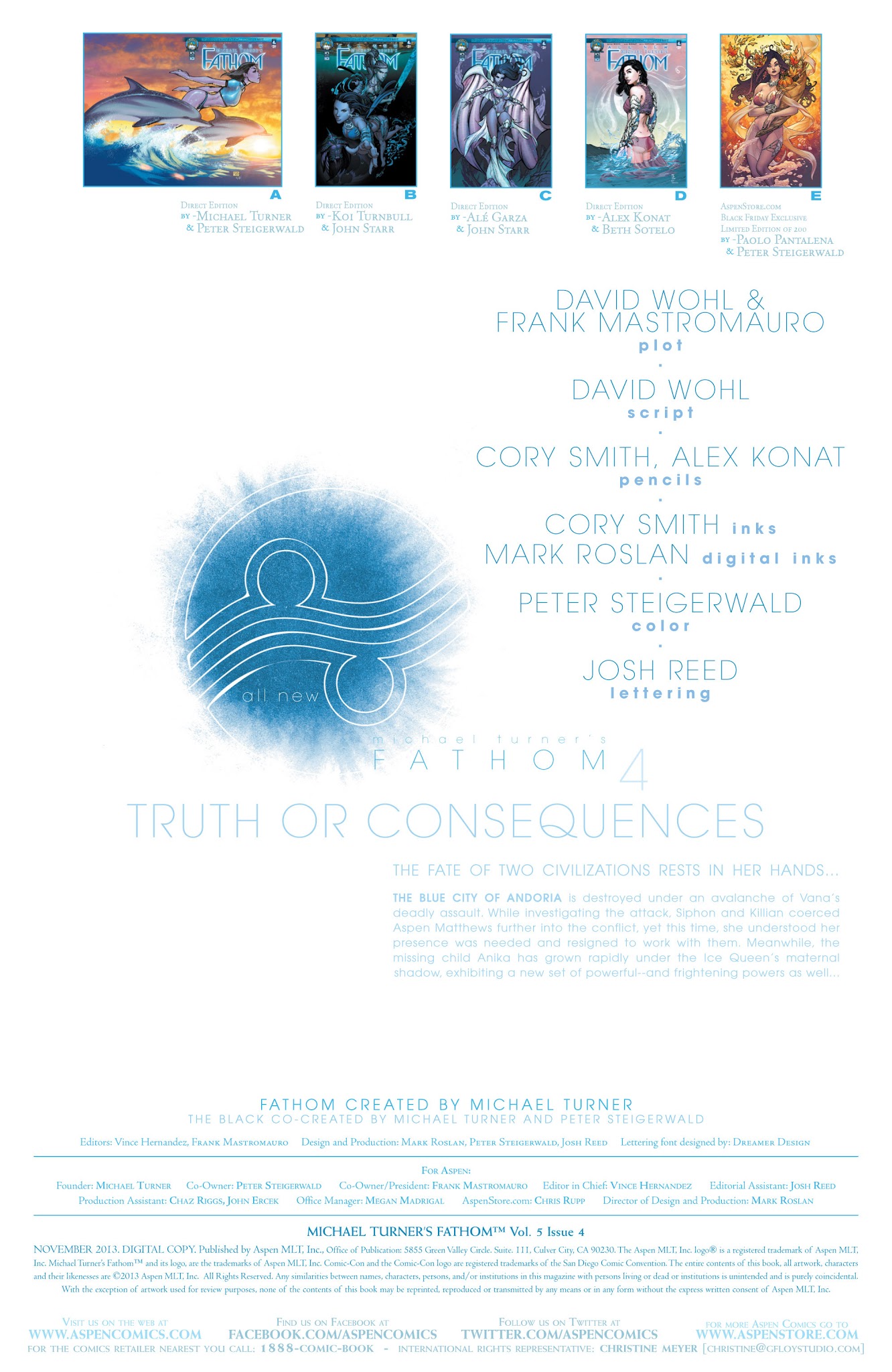 Read online Michael Turner's Fathom (2013) comic -  Issue #4 - 5