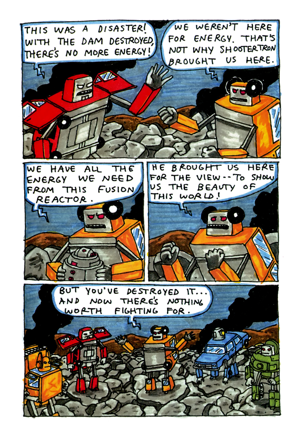 Read online Incredible Change-Bots comic -  Issue # TPB 1 - 133