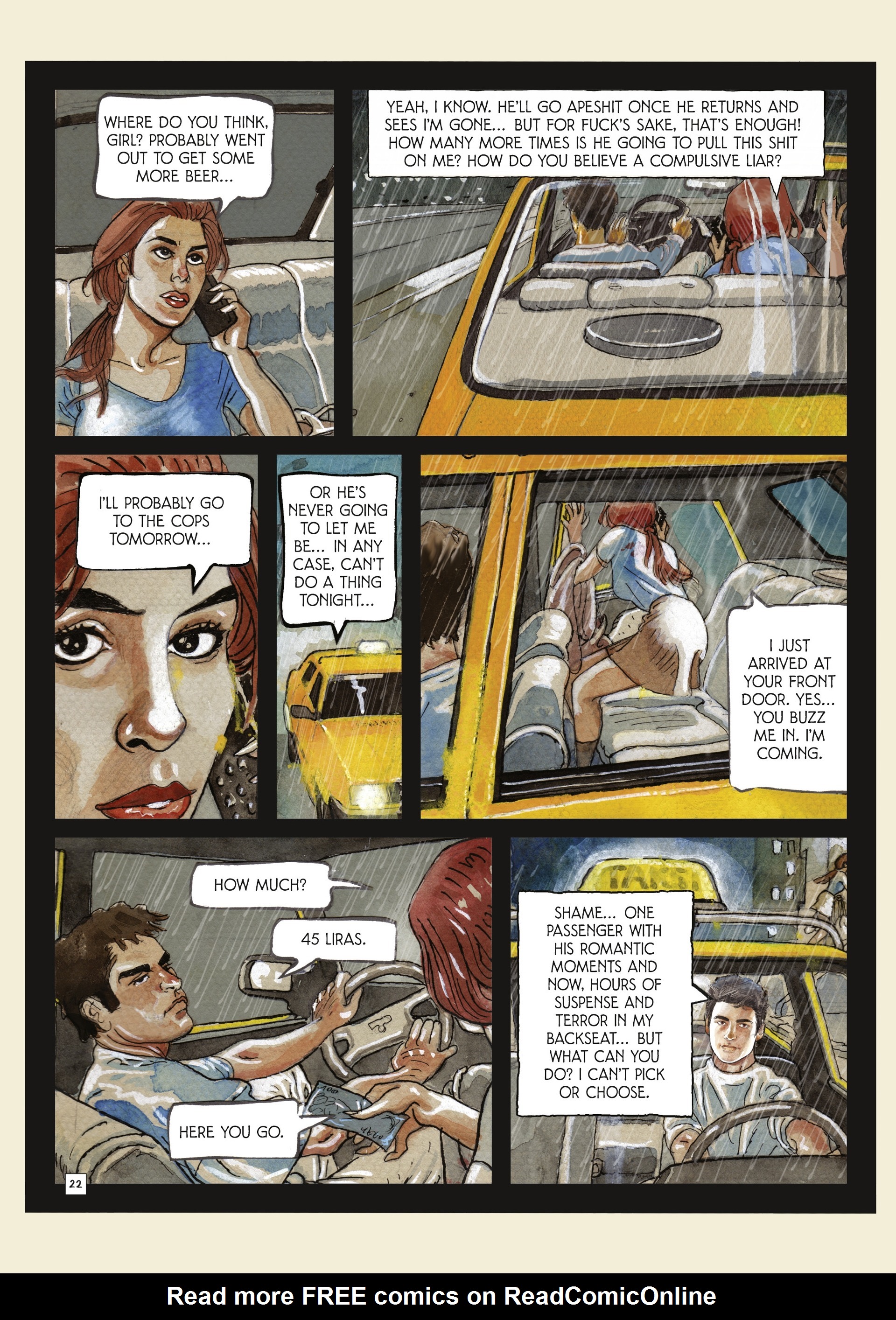 Read online Taxi Tales comic -  Issue #2 - 28