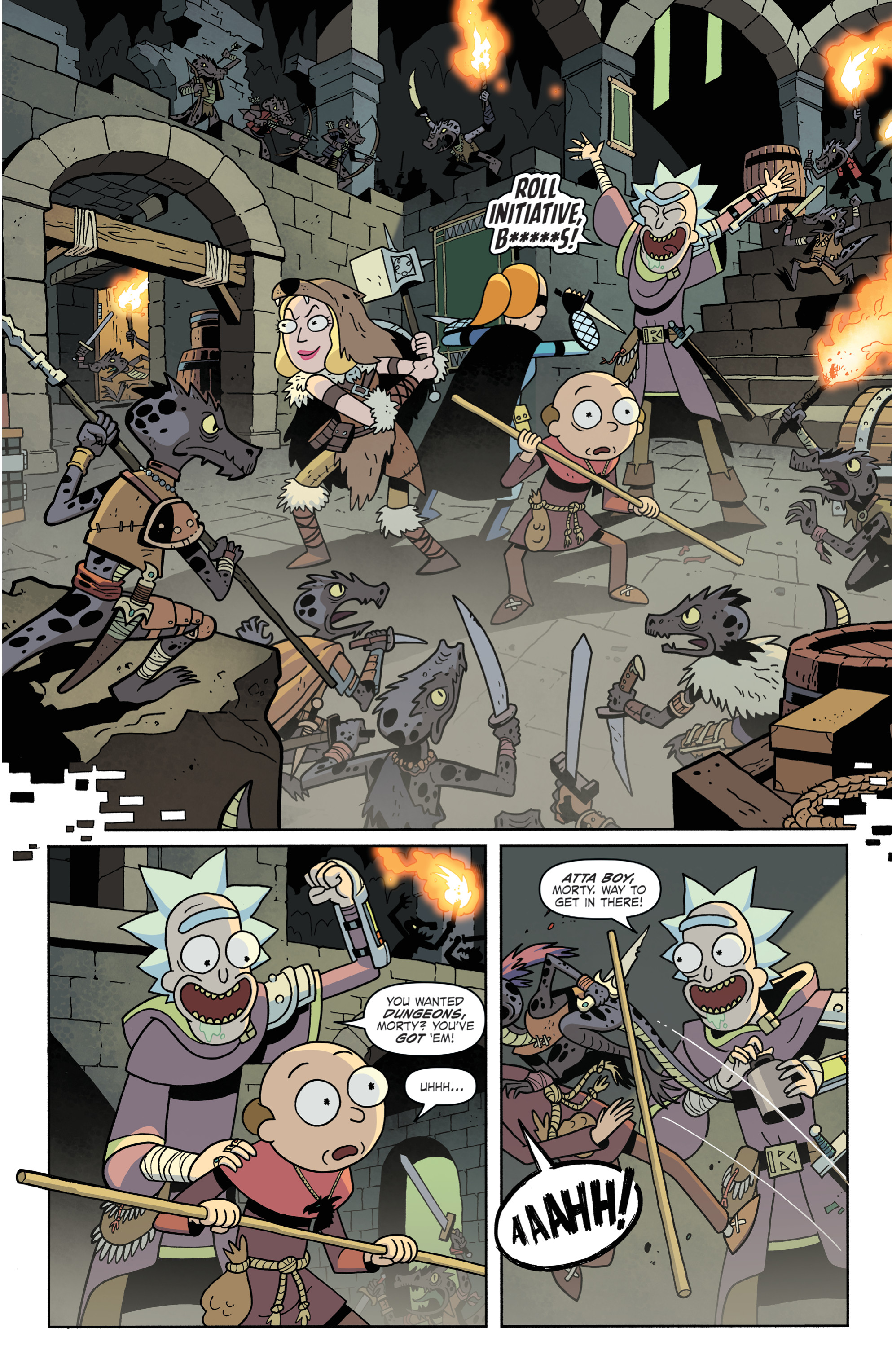 Read online Rick and Morty vs Dungeons & Dragons comic -  Issue # _TPB - 39