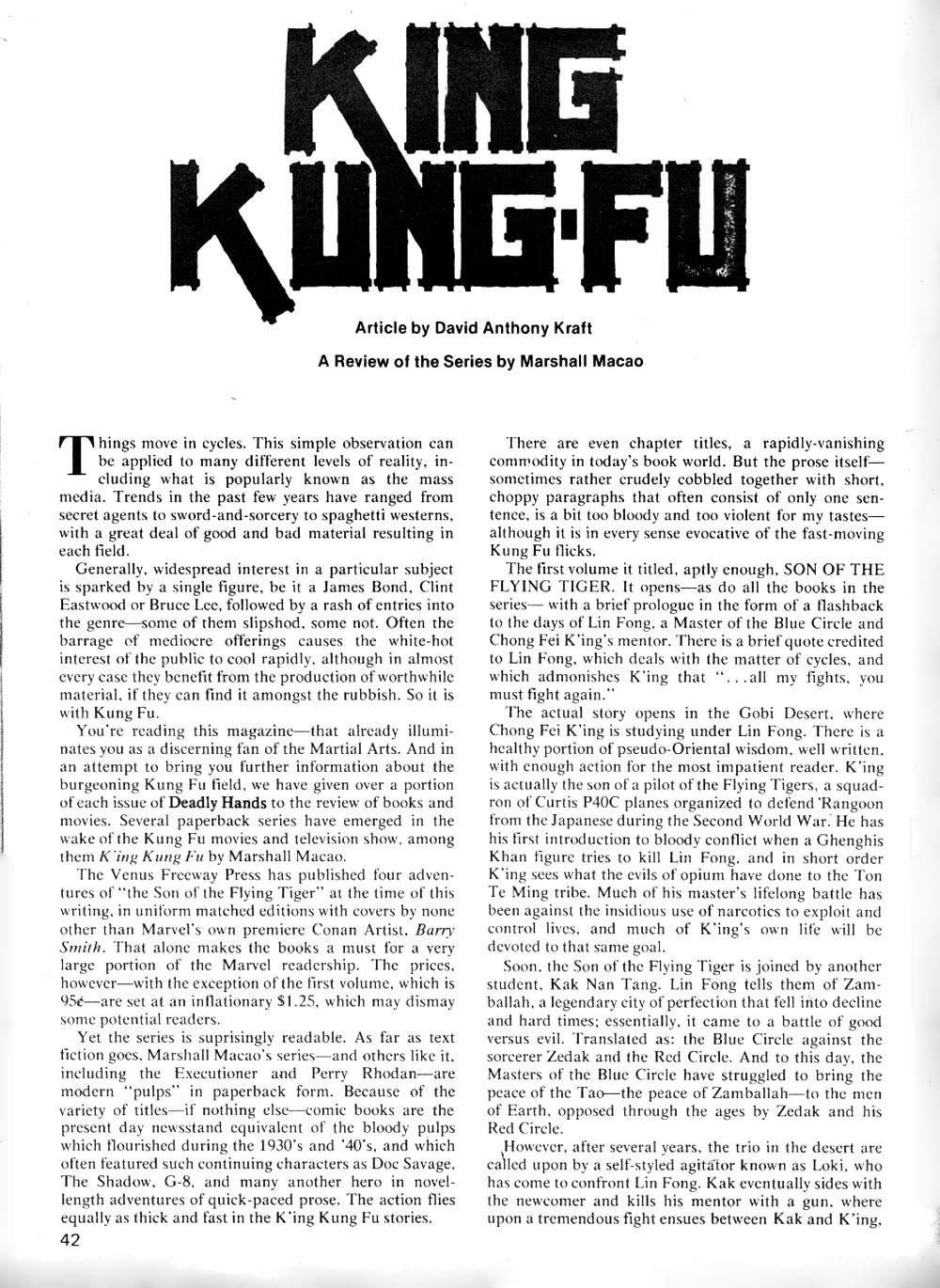Read online The Deadly Hands of Kung Fu comic -  Issue #5 - 39
