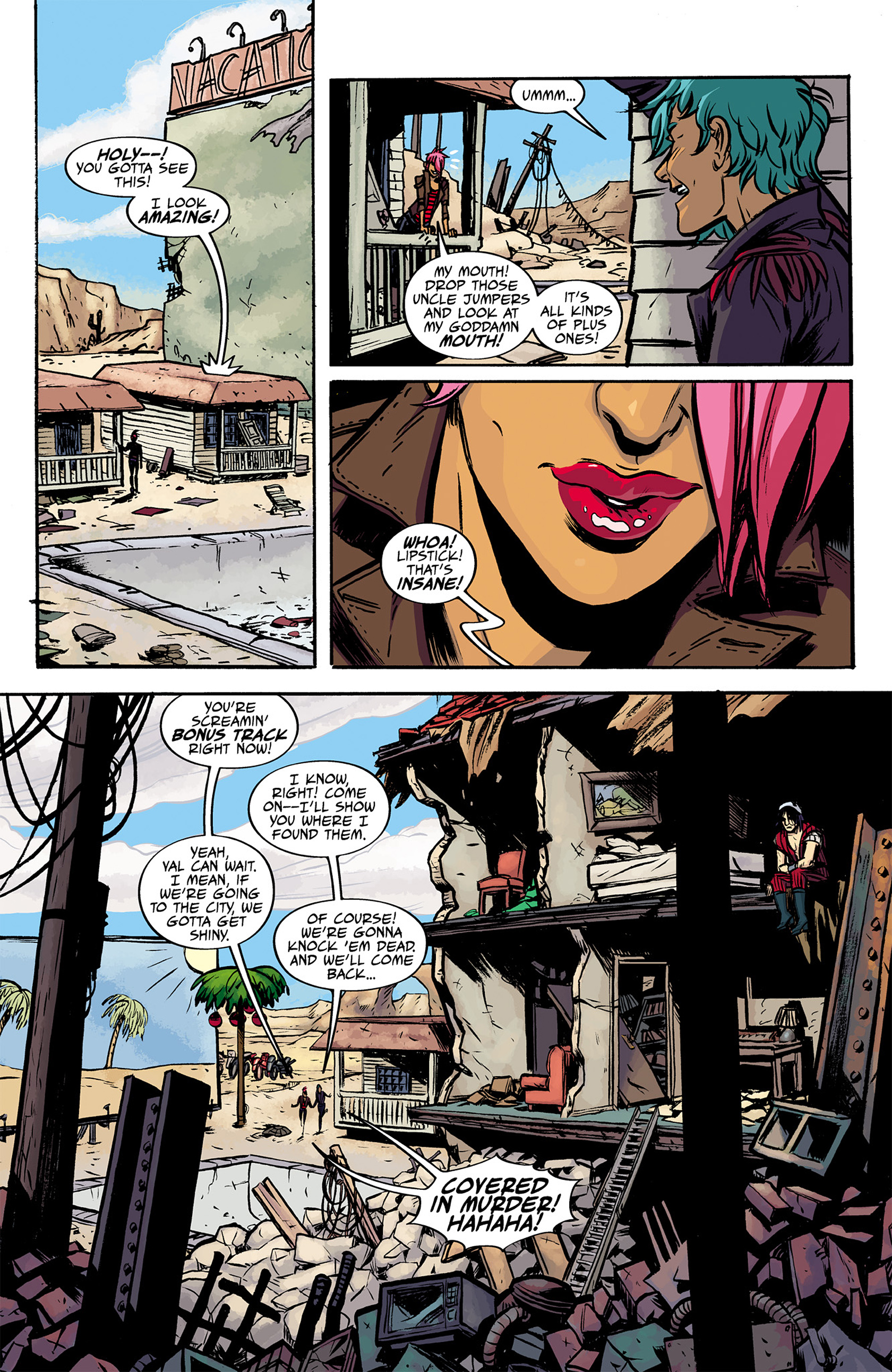 Read online The True Lives Of The Fabulous Killjoys comic -  Issue #3 - 8