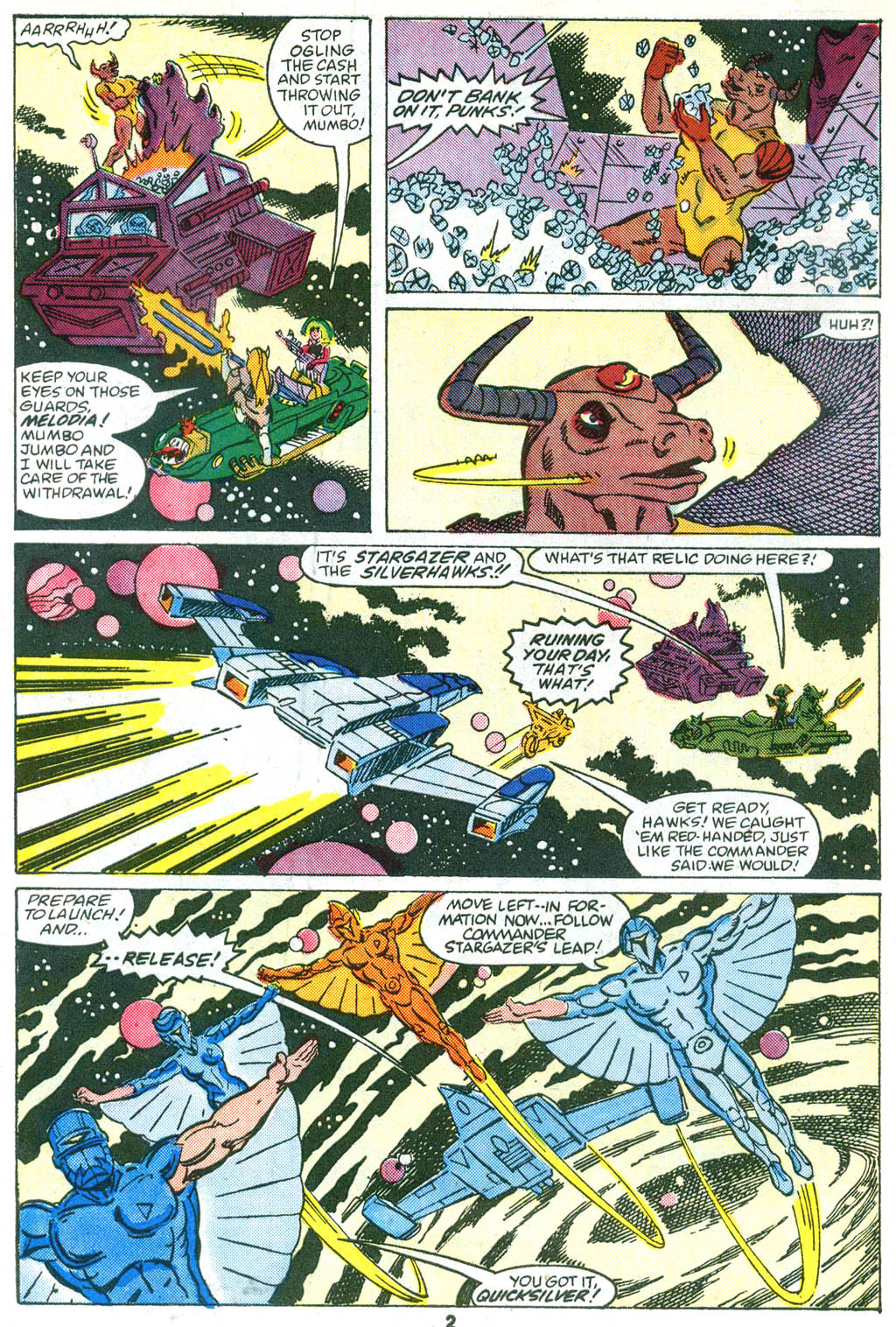 Read online SilverHawks comic -  Issue #6 - 3