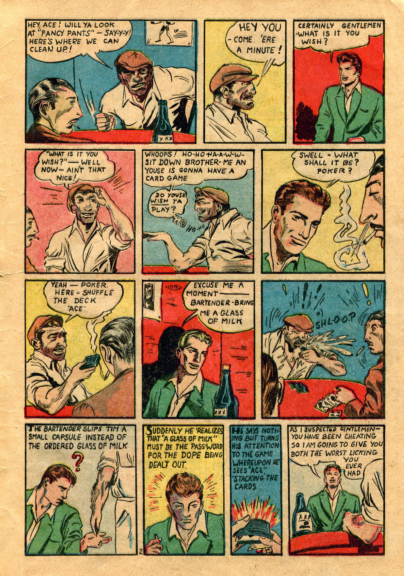 Read online Super Spy (1940) comic -  Issue #2 - 44