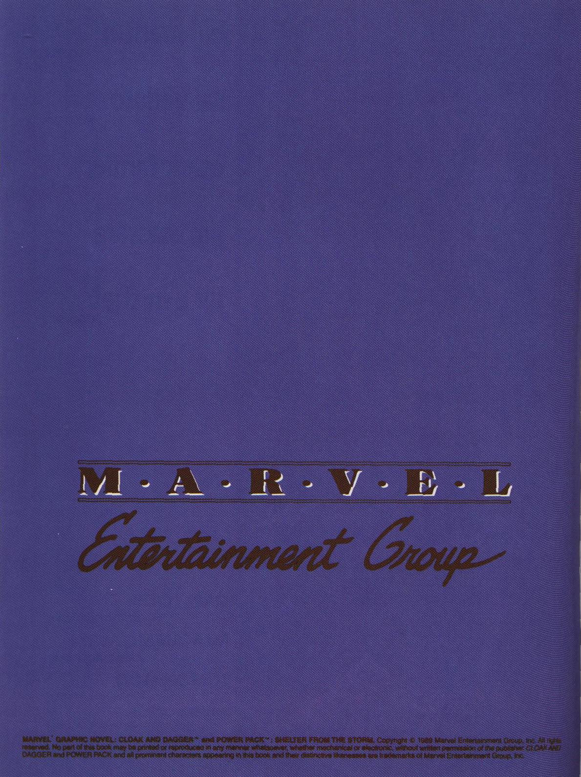 Read online Marvel Graphic Novel comic -  Issue #56 - Cloak & Dagger and Power Pack - 3