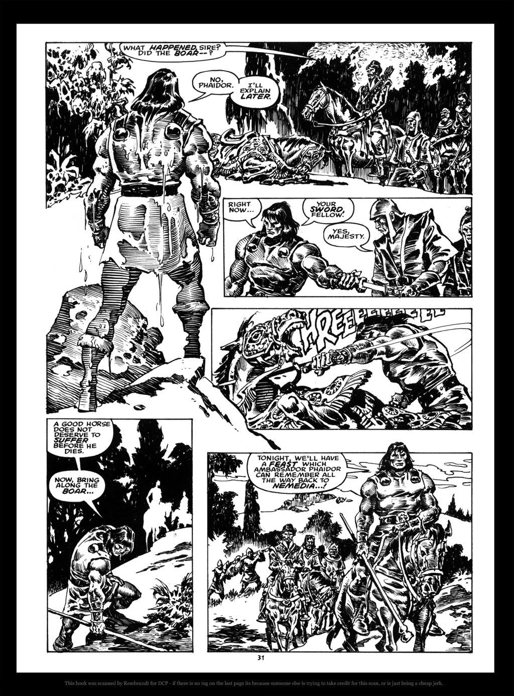 Read online The Savage Sword Of Conan comic -  Issue #214 - 31