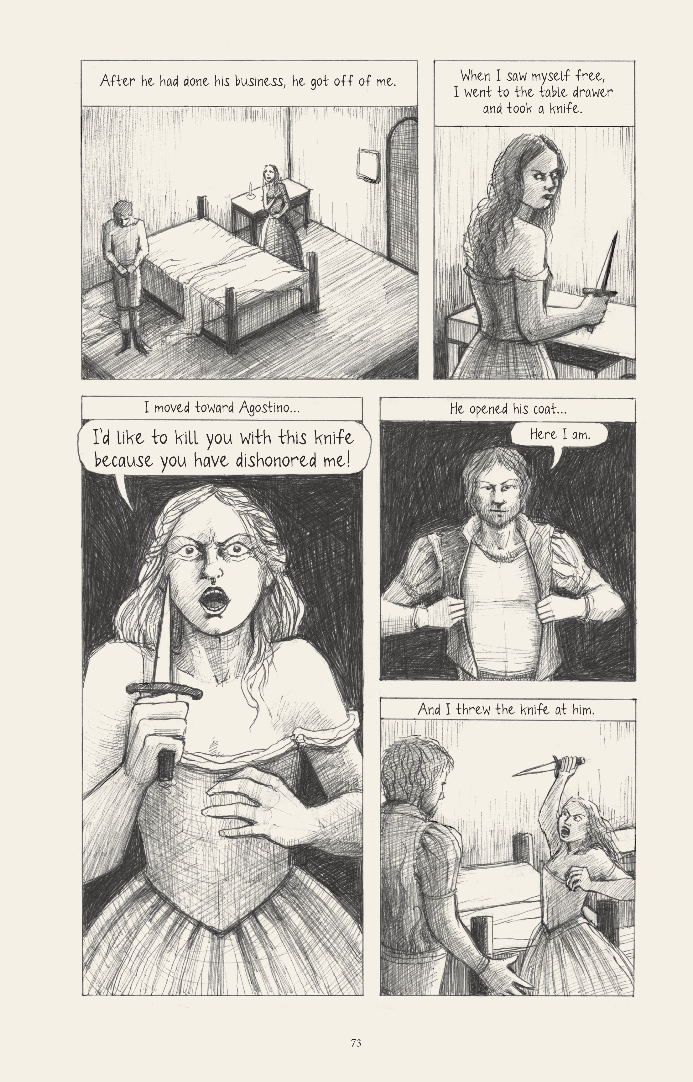 Read online I Know What I Am: The Life and Times of Artemisia Gentileschi comic -  Issue # TPB (Part 1) - 81