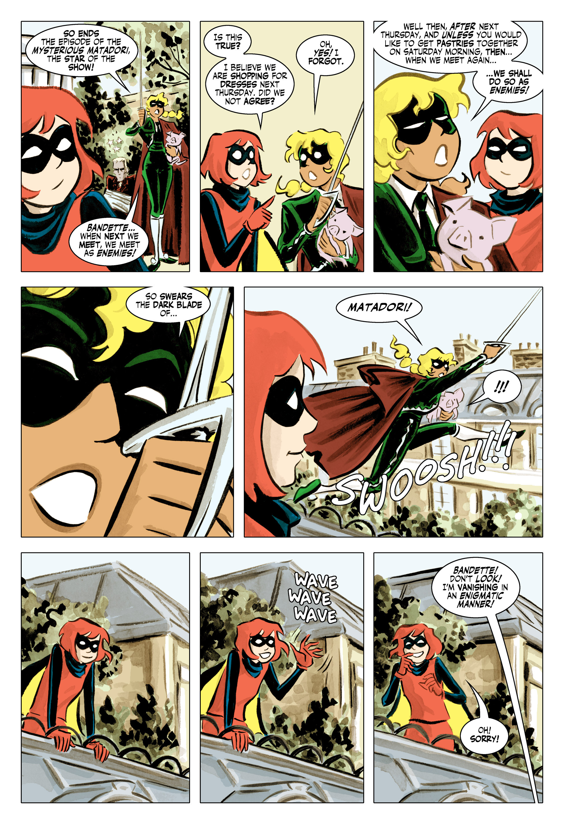 Read online Bandette (2012) comic -  Issue #9 - 15