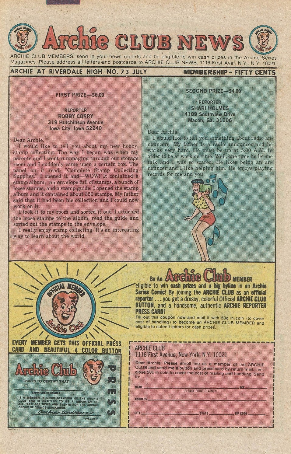 Read online Archie at Riverdale High (1972) comic -  Issue #73 - 26
