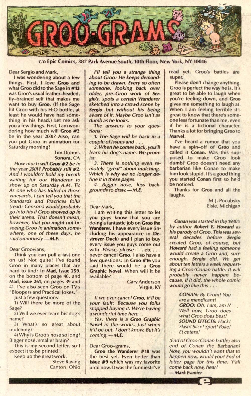 Read online Sergio Aragonés Groo the Wanderer comic -  Issue #23 - 25