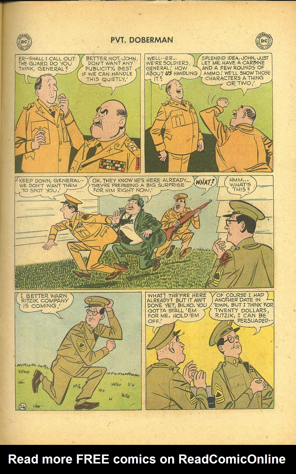 Read online Sgt. Bilko's Pvt. Doberman comic -  Issue #1 - 31