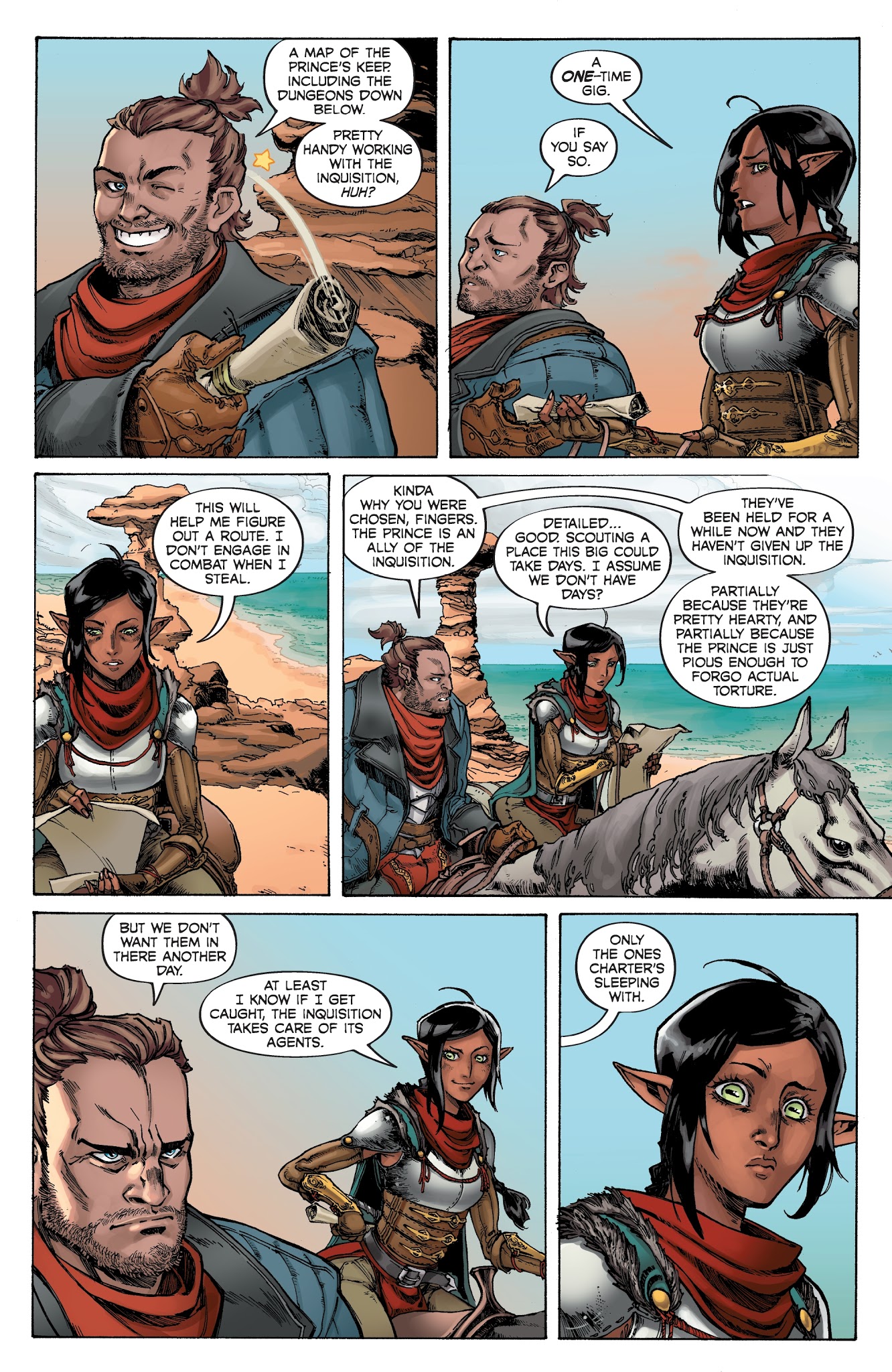 Read online Dragon Age: Knight Errant comic -  Issue #3 - 5