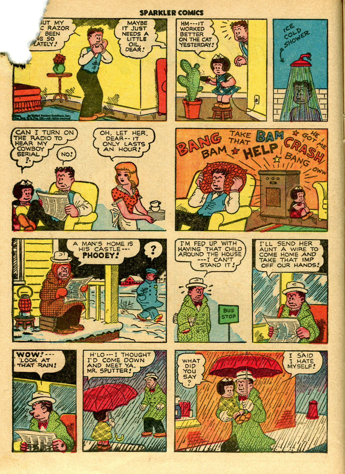 Read online Sparkler Comics comic -  Issue #6 - 25