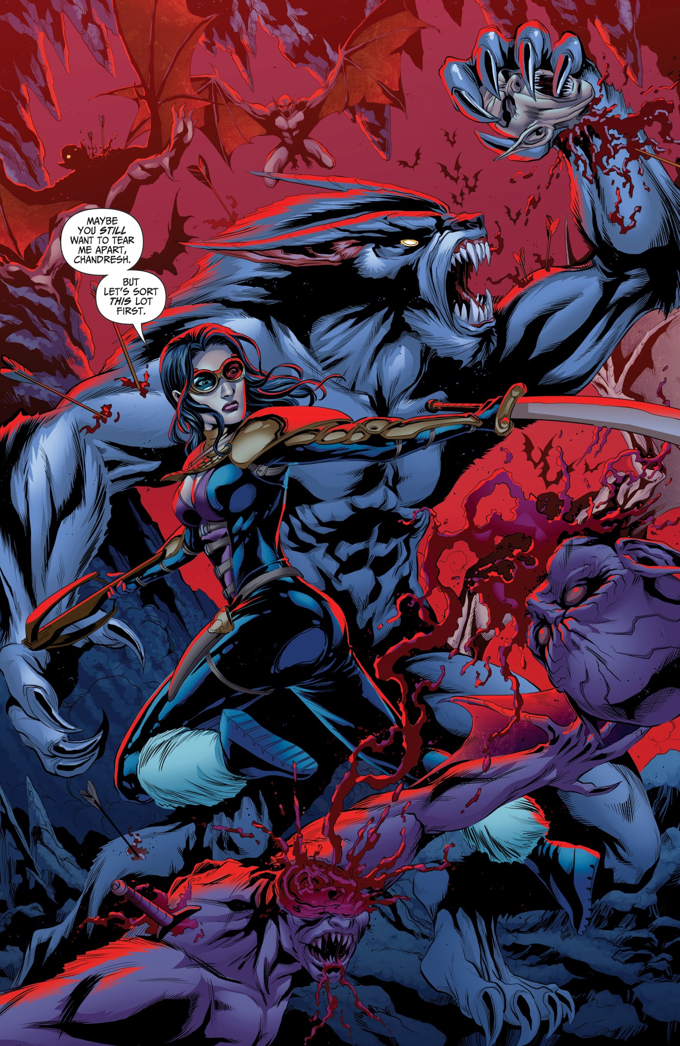 Read online Van Helsing vs. Werewolf comic -  Issue #6 - 14