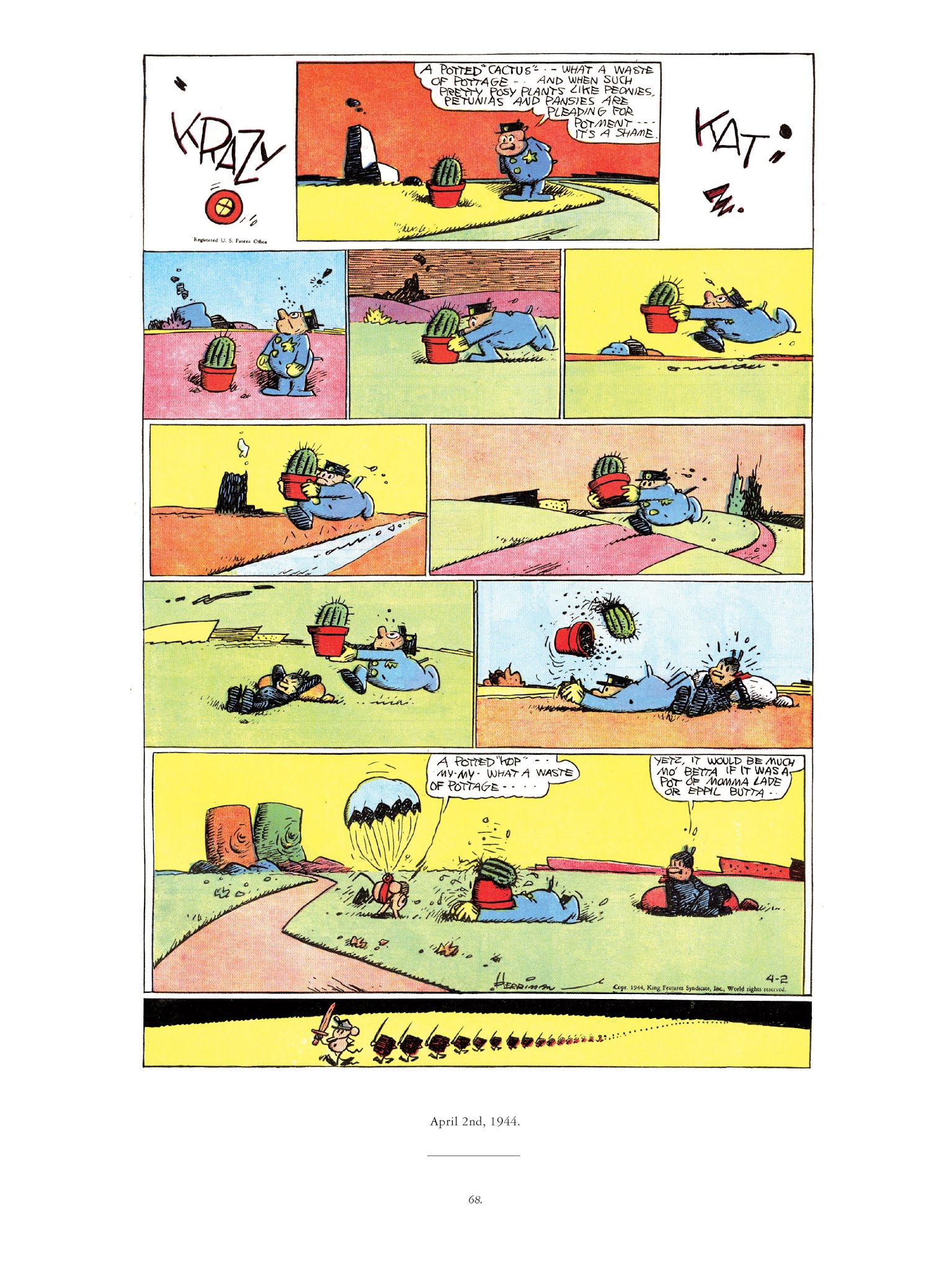 Read online Krazy & Ignatz comic -  Issue # TPB 13 - 94