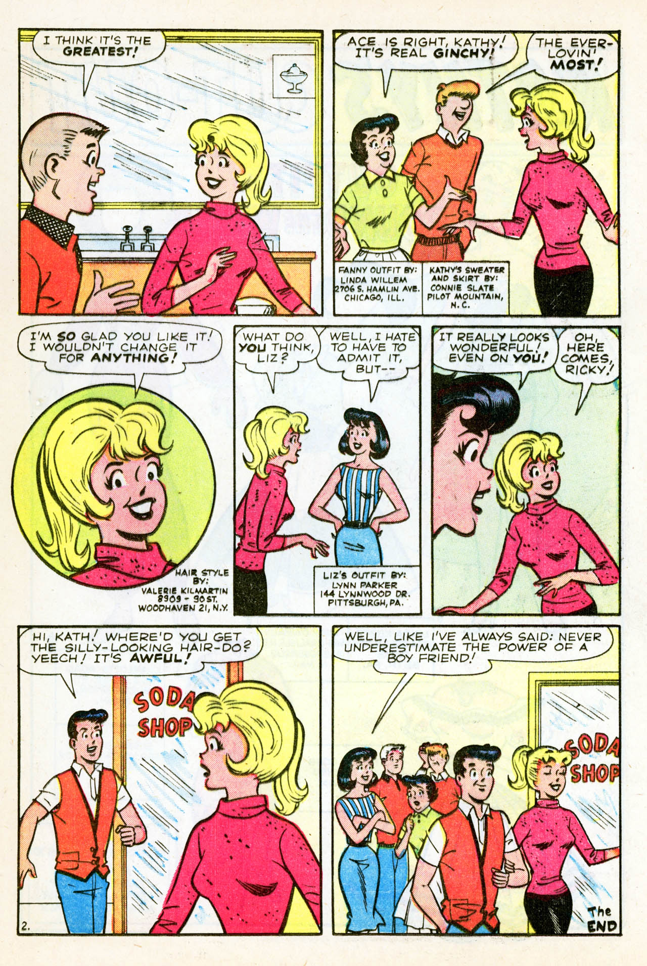Read online Kathy (1959) comic -  Issue #9 - 16