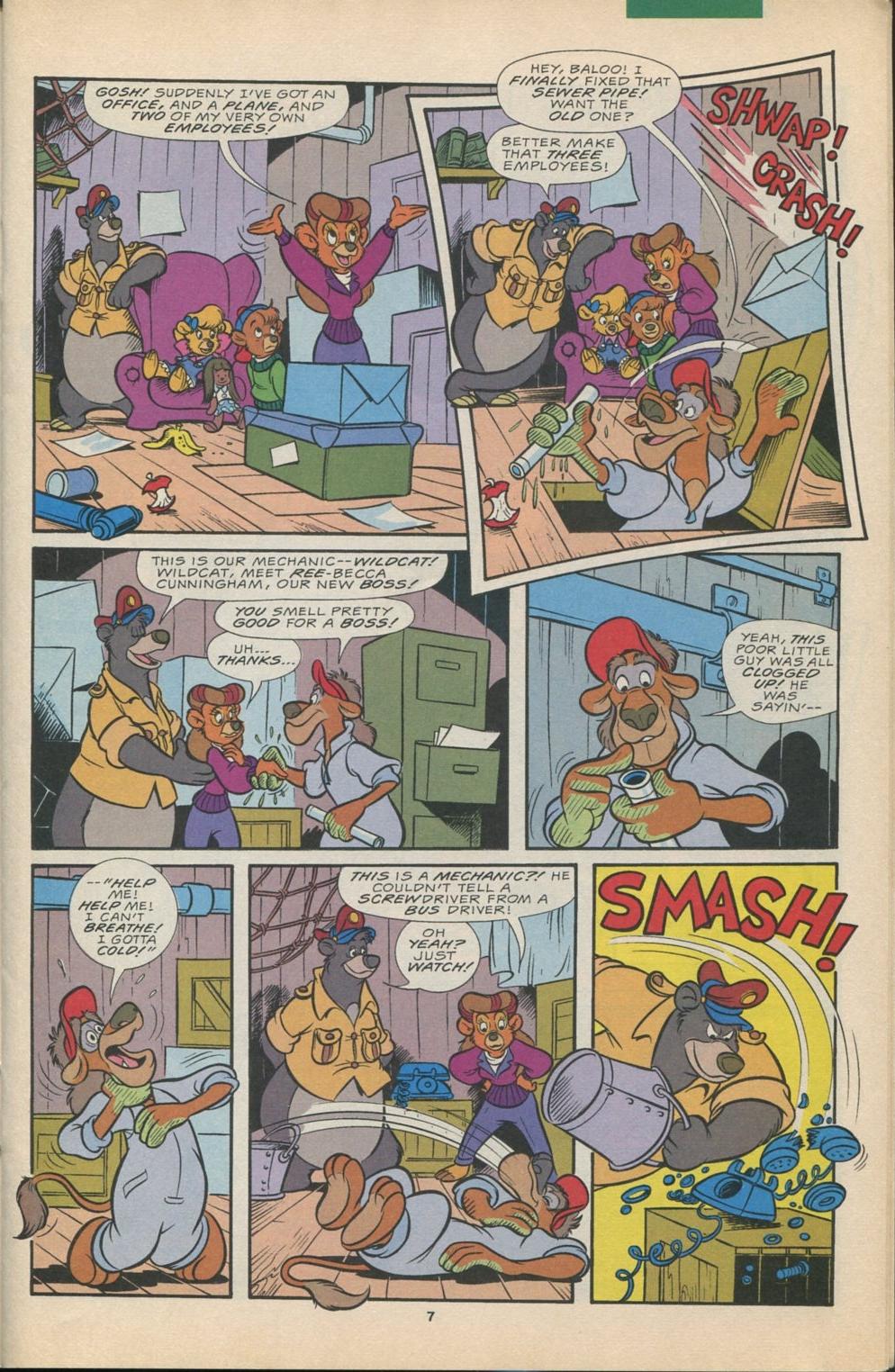 Read online Disney's Tale Spin Limited Series: ''Take Off'' comic -  Issue #2 - 8