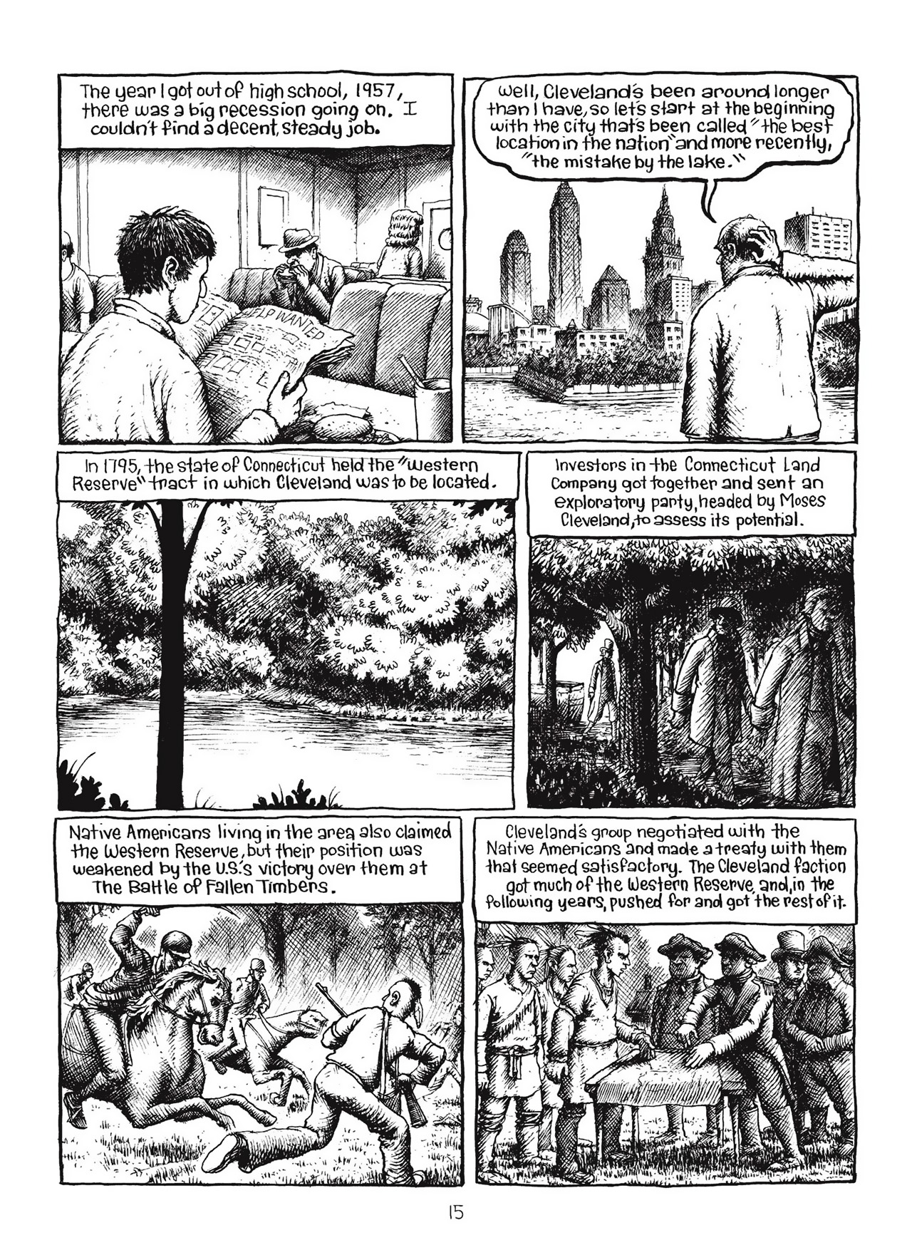 Read online Harvey Pekar's Cleveland comic -  Issue # TPB - 16