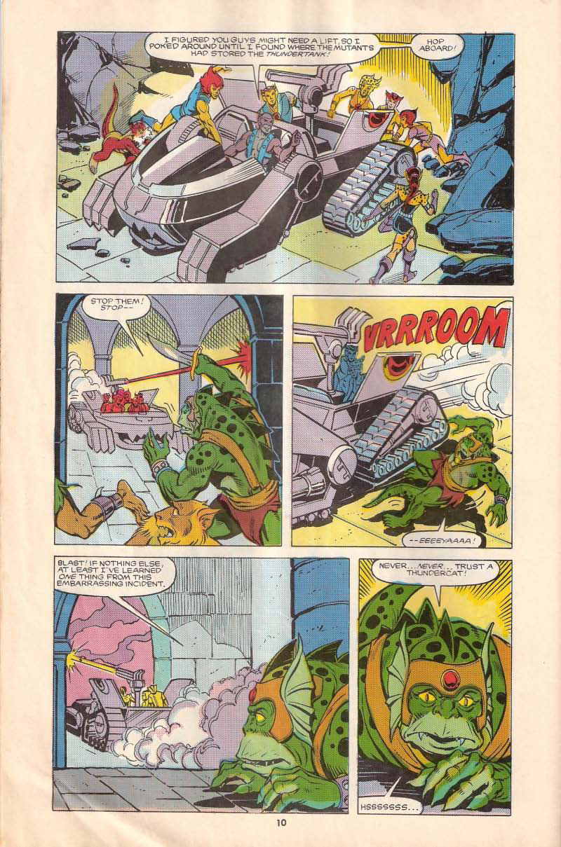 Read online ThunderCats (1987) comic -  Issue #6 - 10