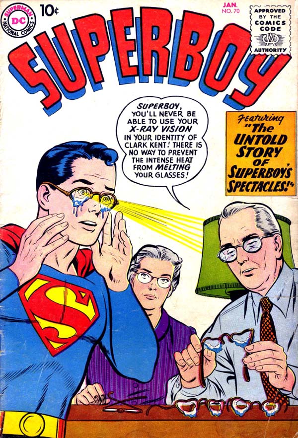 Read online Superboy (1949) comic -  Issue #70 - 1