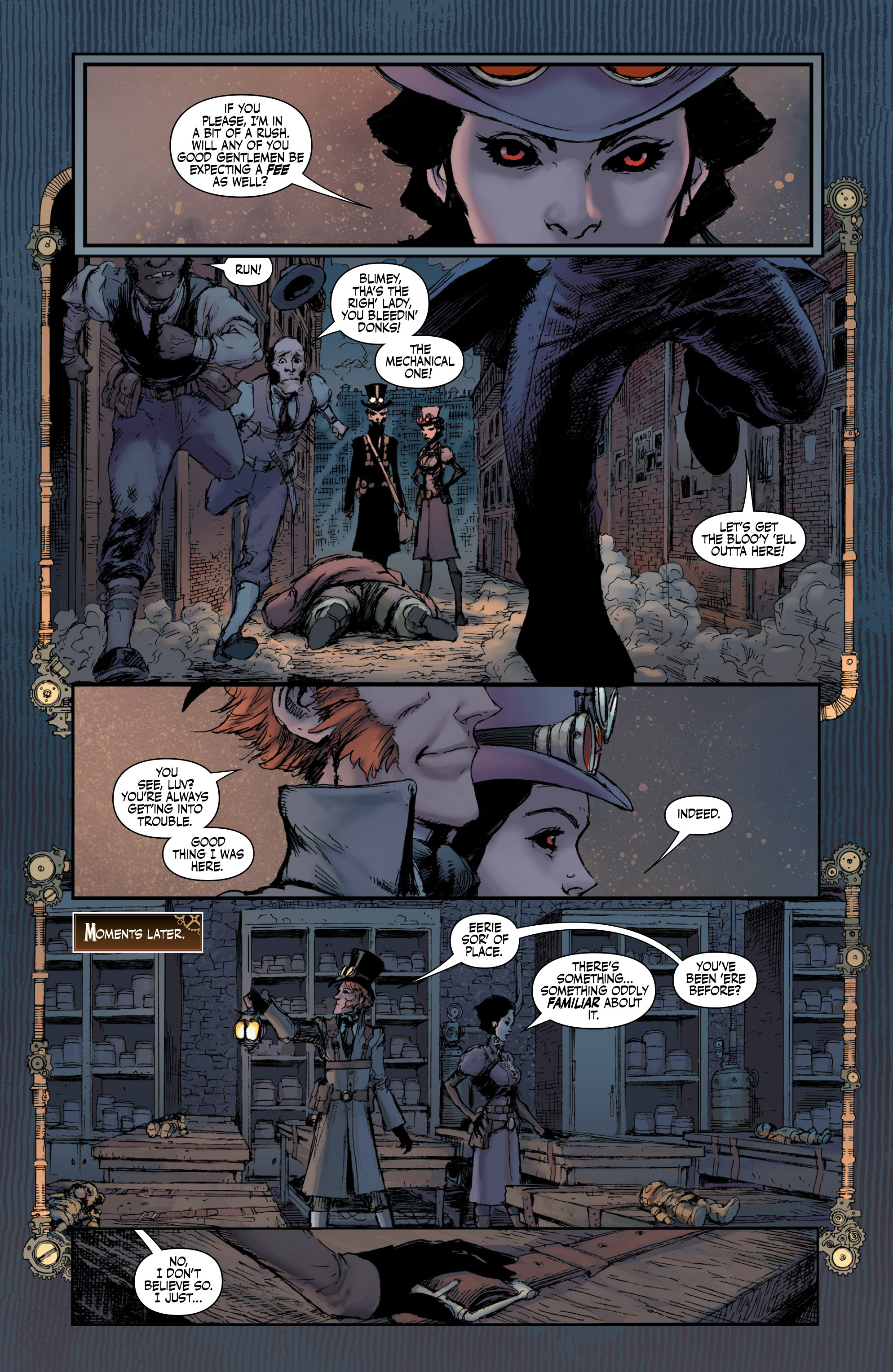 Read online Lady Mechanika: The Lost Boys of West Abbey comic -  Issue #1 - 12