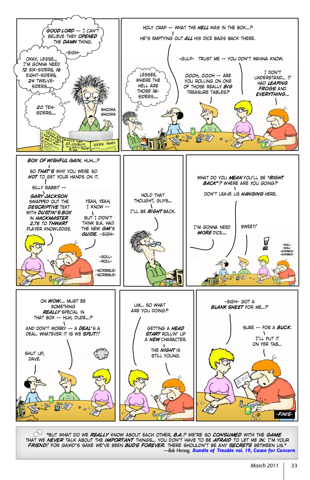 Read online Knights of the Dinner Table comic -  Issue #173 - 35