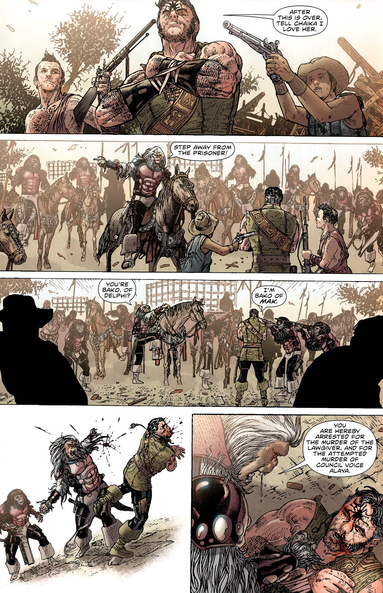 Read online Planet of the Apes (2011) comic -  Issue #4 - 19