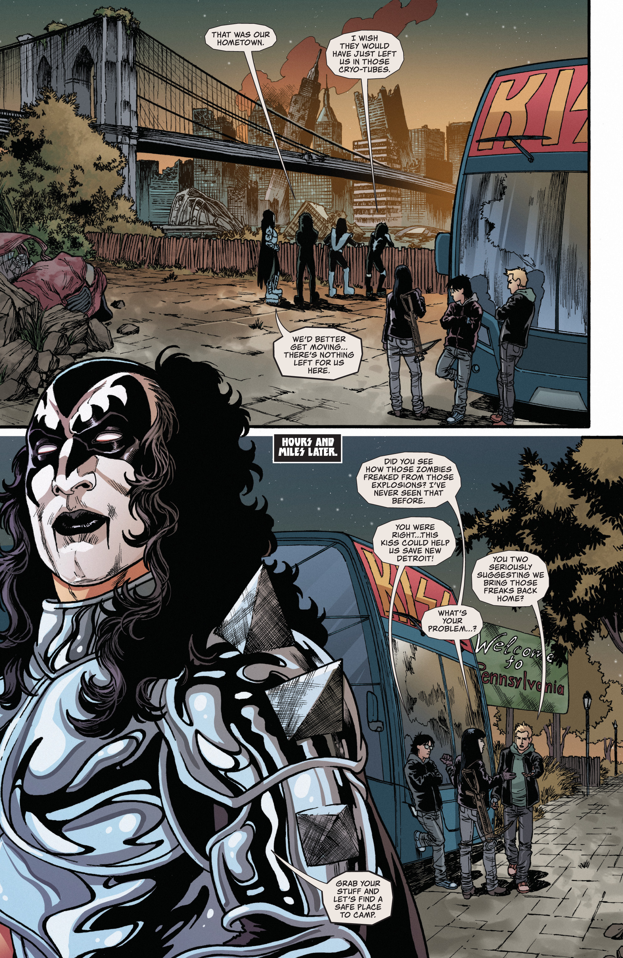 Read online Kiss: Zombies comic -  Issue #2 - 21