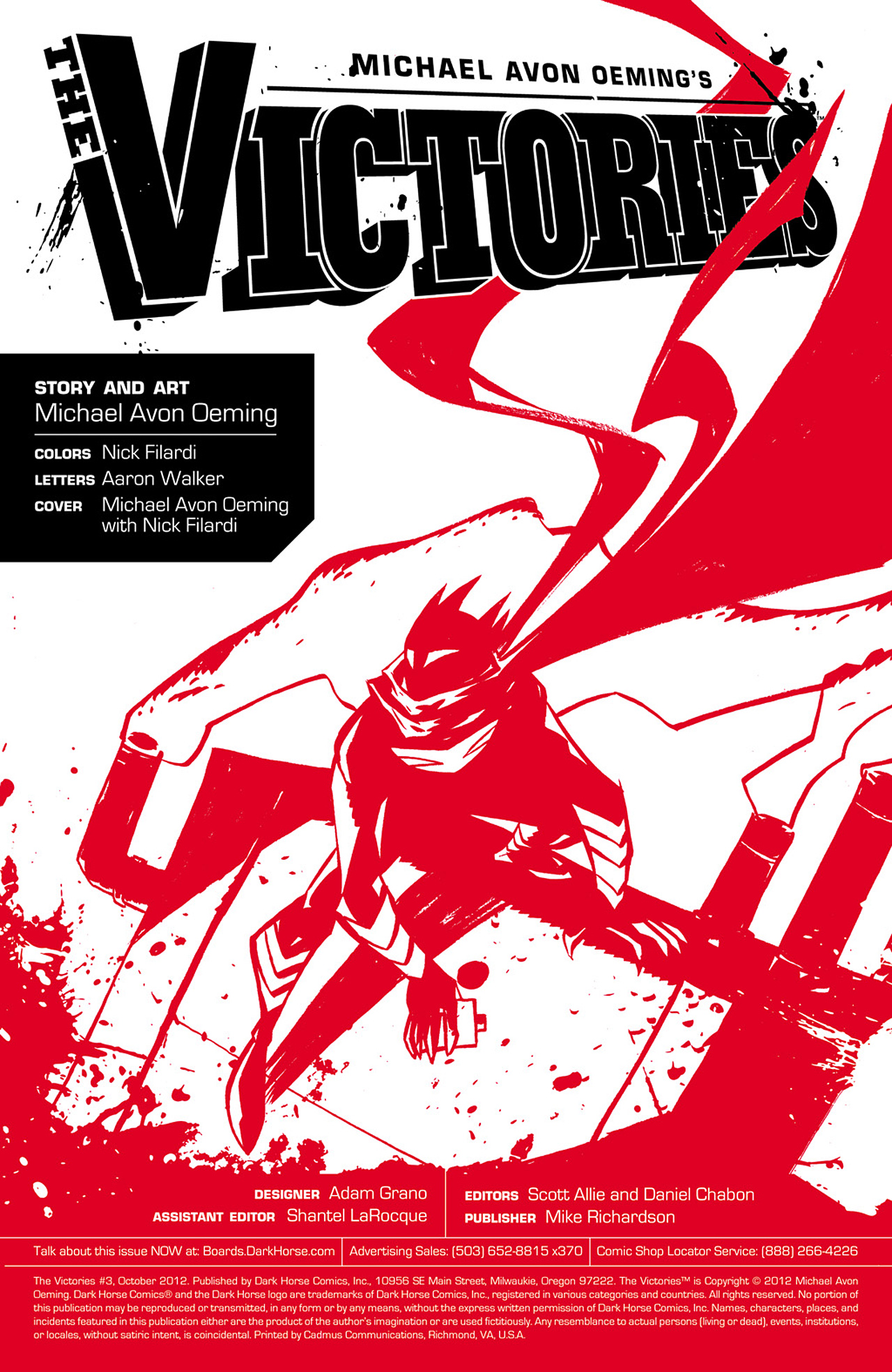 Read online The Victories (2012) comic -  Issue #3 - 2