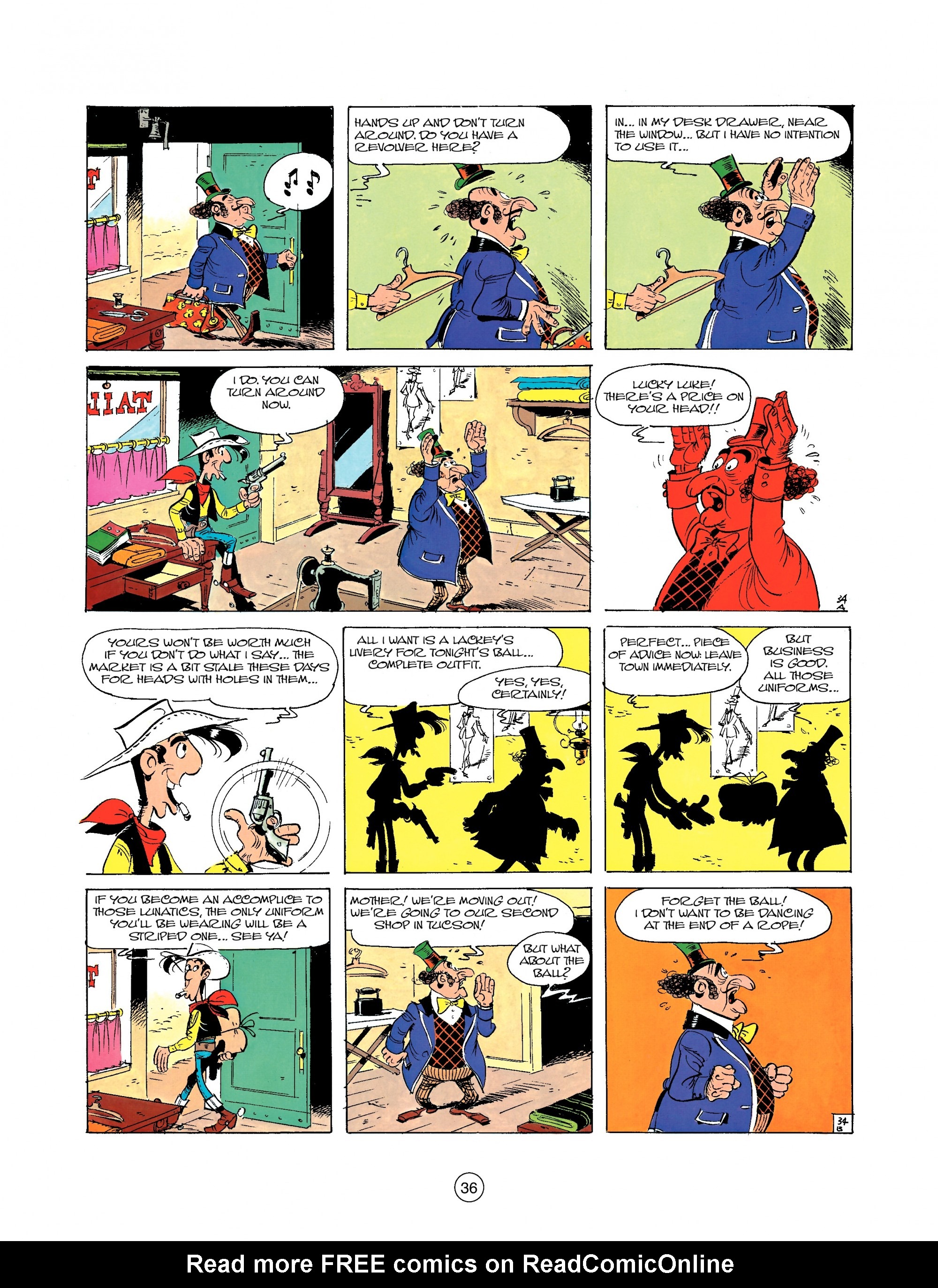 Read online A Lucky Luke Adventure comic -  Issue #22 - 36