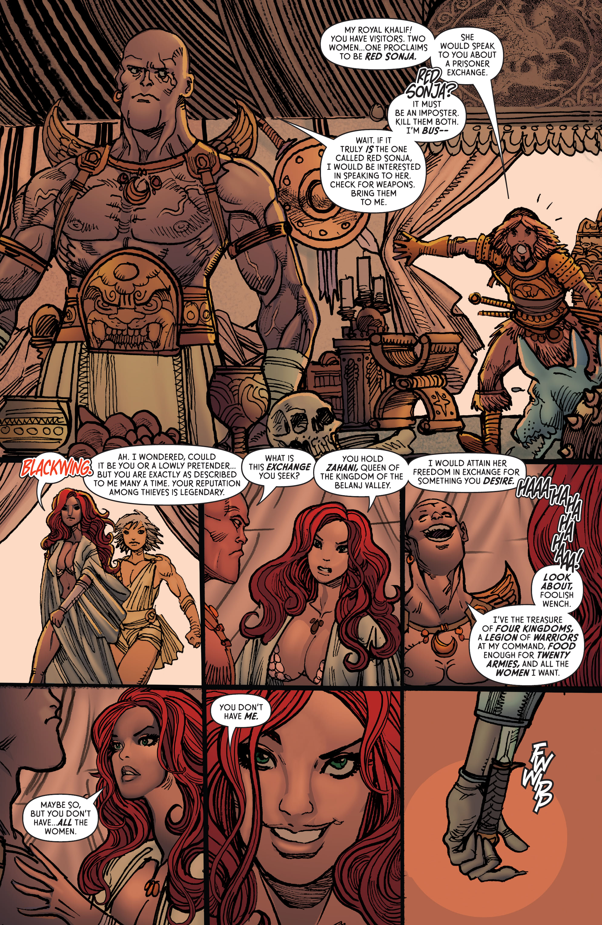 Read online The Invincible Red Sonja comic -  Issue #10 - 17
