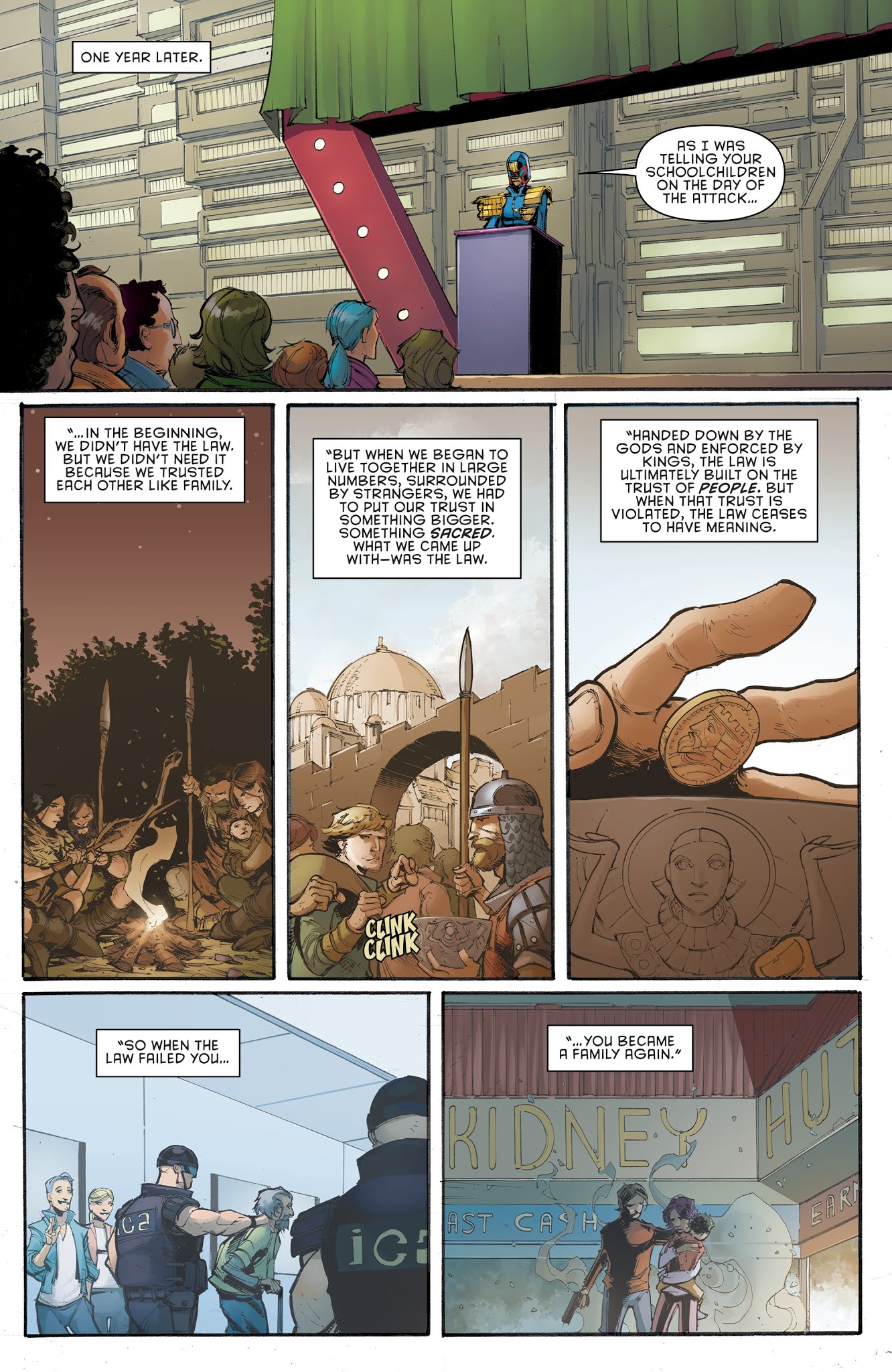 Read online Judge Dredd: Under Siege comic -  Issue #4 - 21