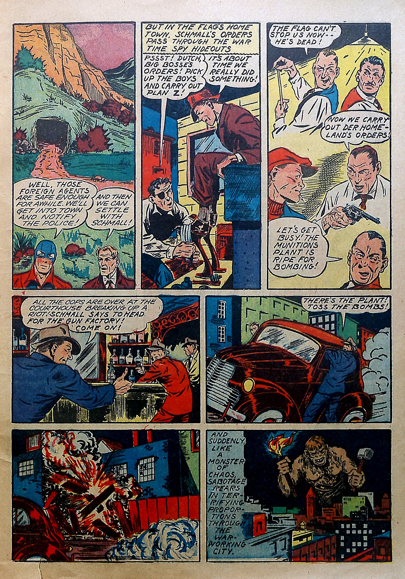 Read online Our Flag Comics comic -  Issue #5 - 10