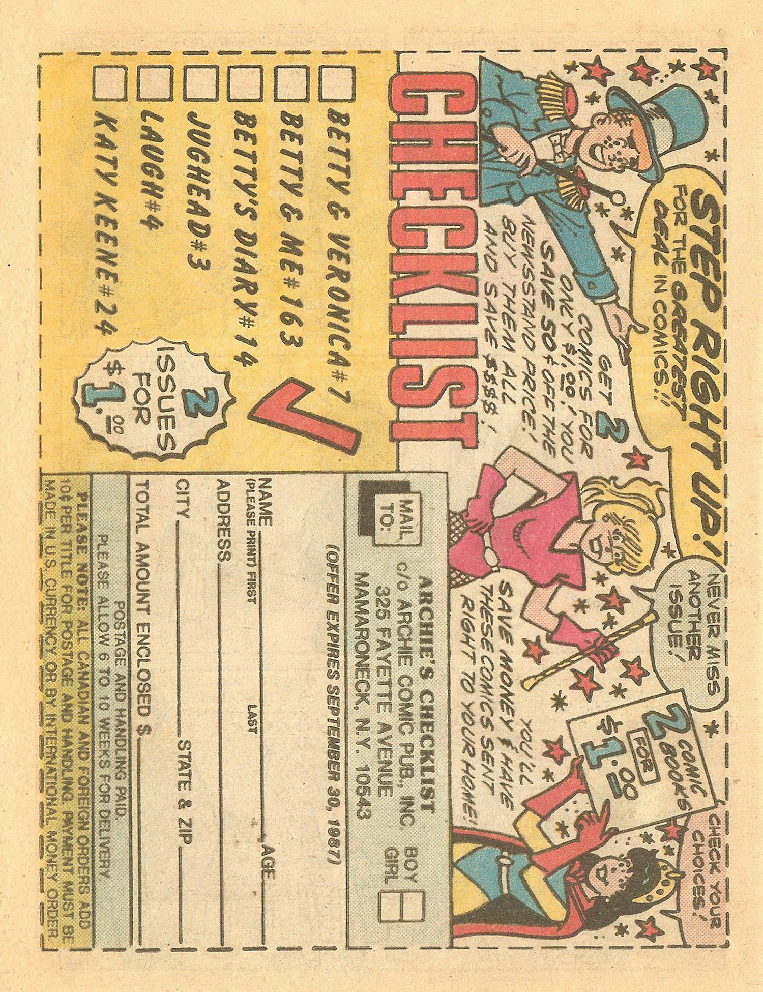 Read online Betty and Veronica Digest Magazine comic -  Issue #27 - 67