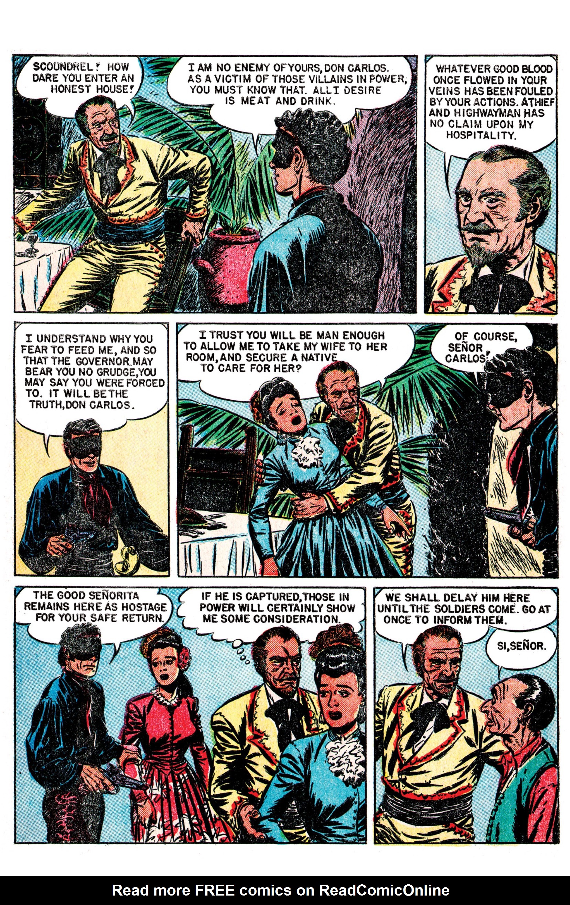 Read online AM Archives: The Mark of Zorro #1 1949 Dell Edition comic -  Issue #1 1949 Dell Edition Full - 6