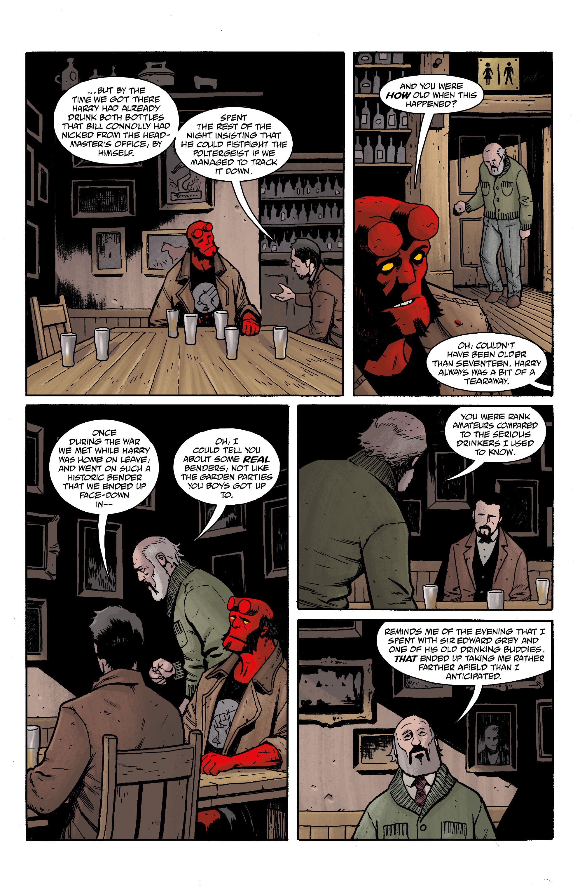 Read online Hellboy: The Silver Lantern Club comic -  Issue #4 - 3
