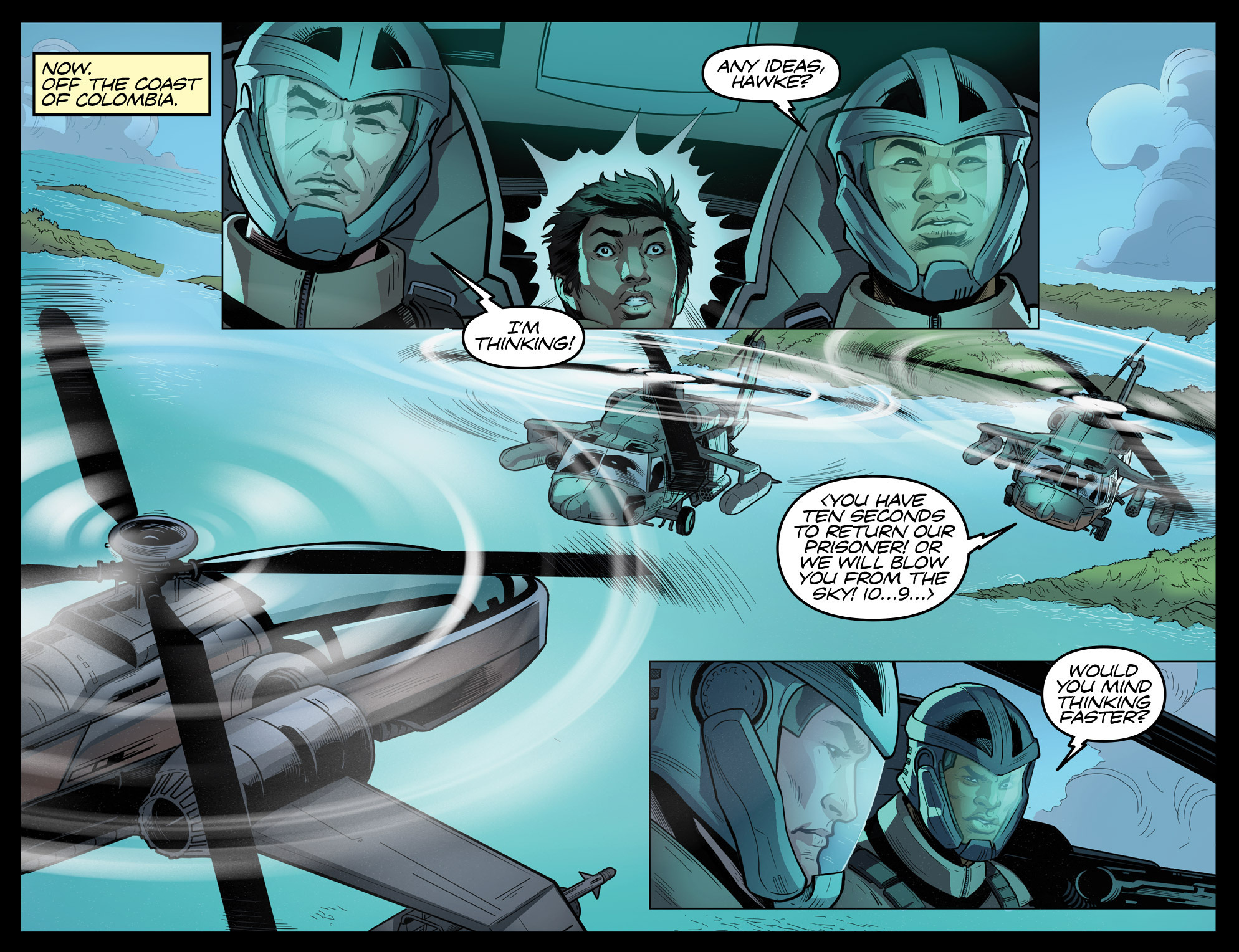 Read online Airwolf Airstrikes comic -  Issue #5 - 5