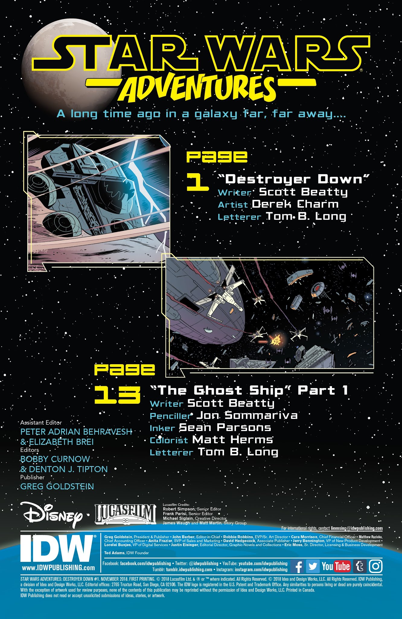 Read online Star Wars Adventures: Destroyer Down comic -  Issue #1 - 2