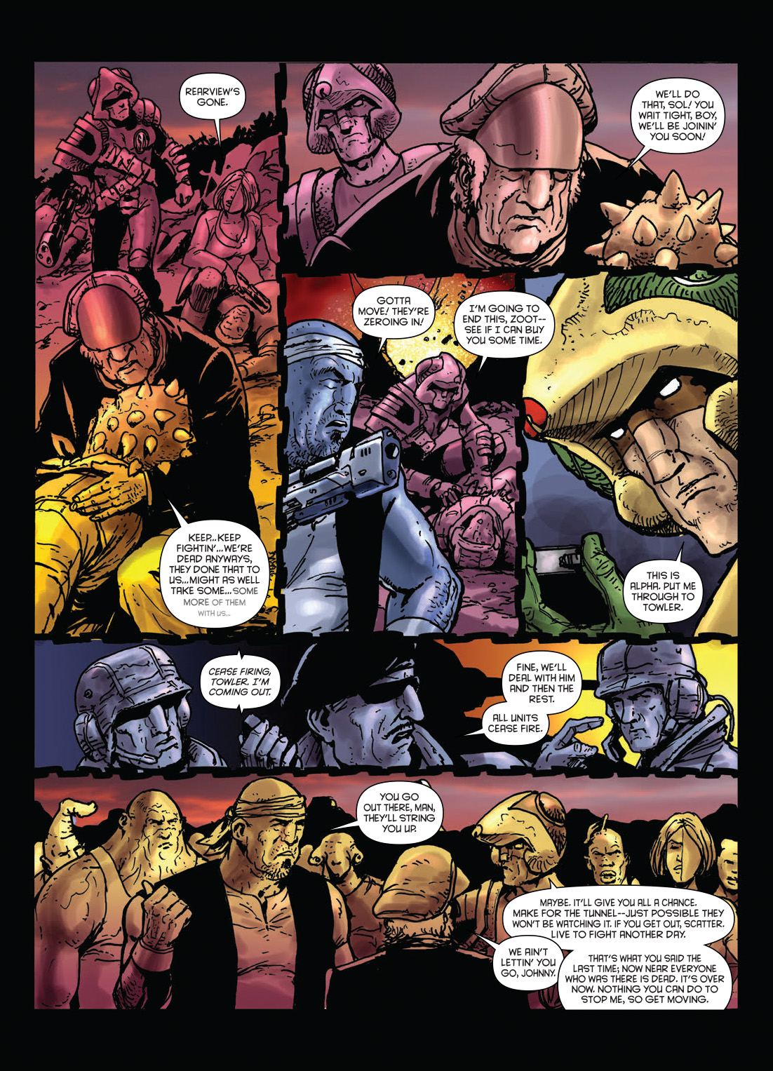 Read online Strontium Dog: The Life and Death of Johnny Alpha: Dogs of War comic -  Issue # TPB - 55
