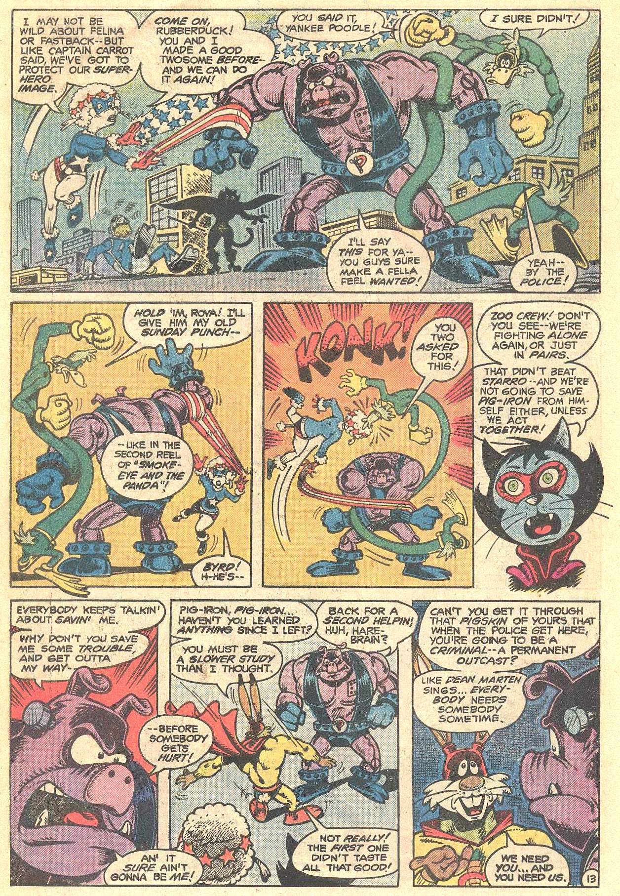 Read online Captain Carrot and His Amazing Zoo Crew! comic -  Issue #2 - 14