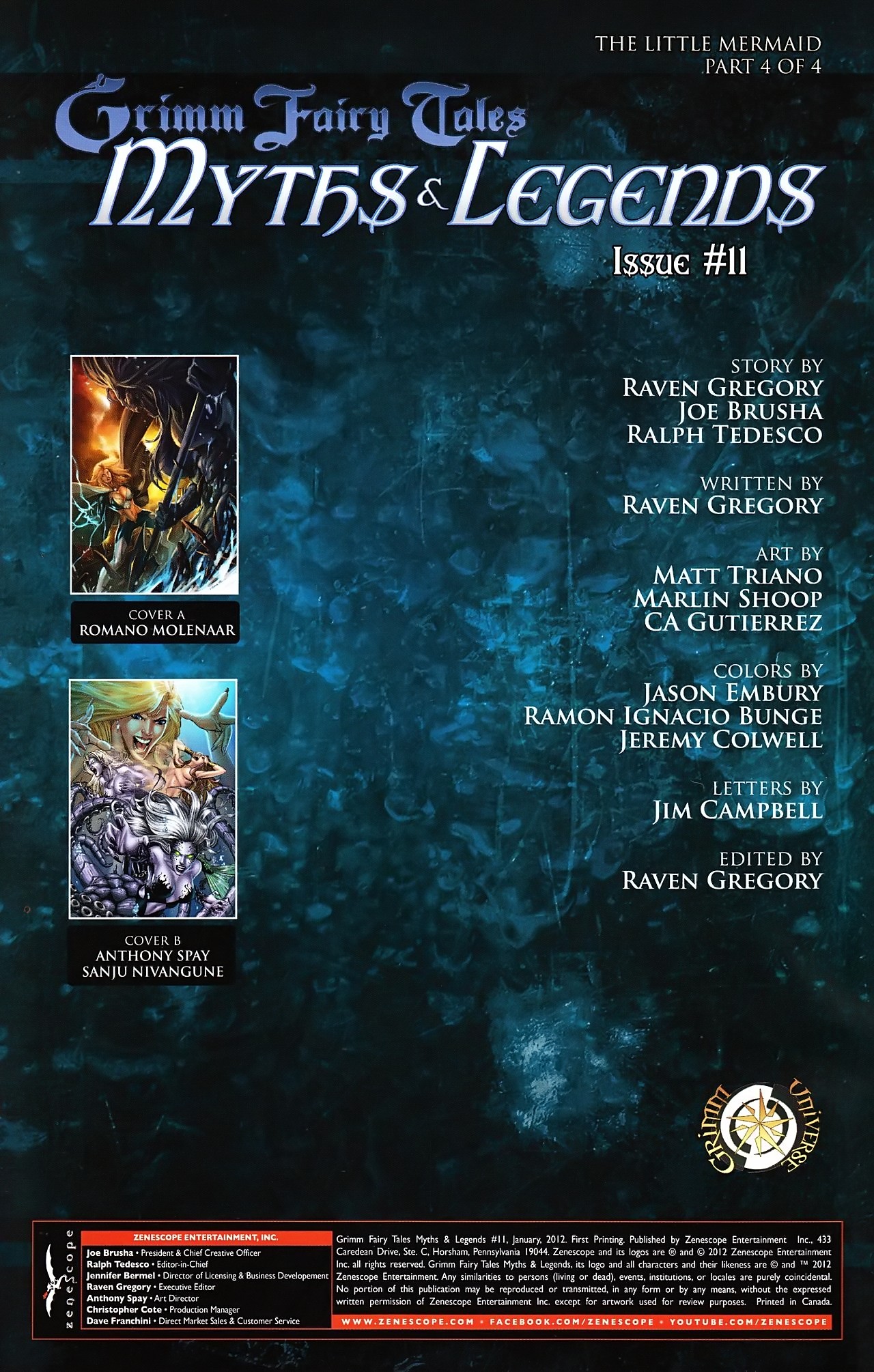 Read online Grimm Fairy Tales: Myths & Legends comic -  Issue #11 - 3